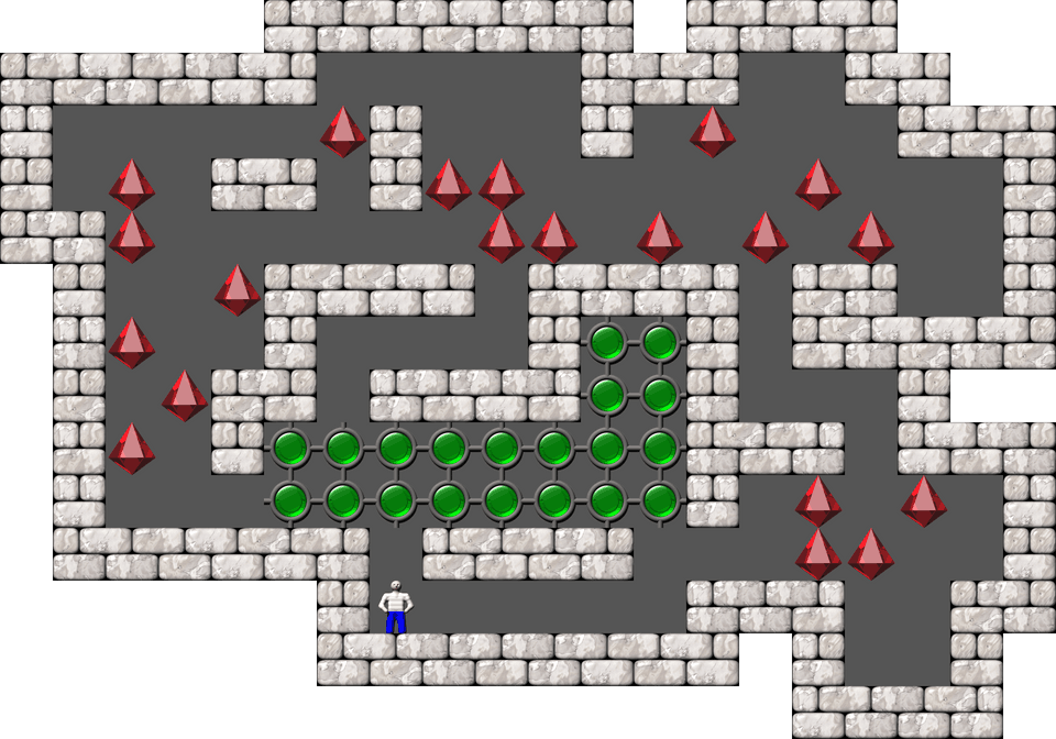 Sokoban Sonic 2 level 4